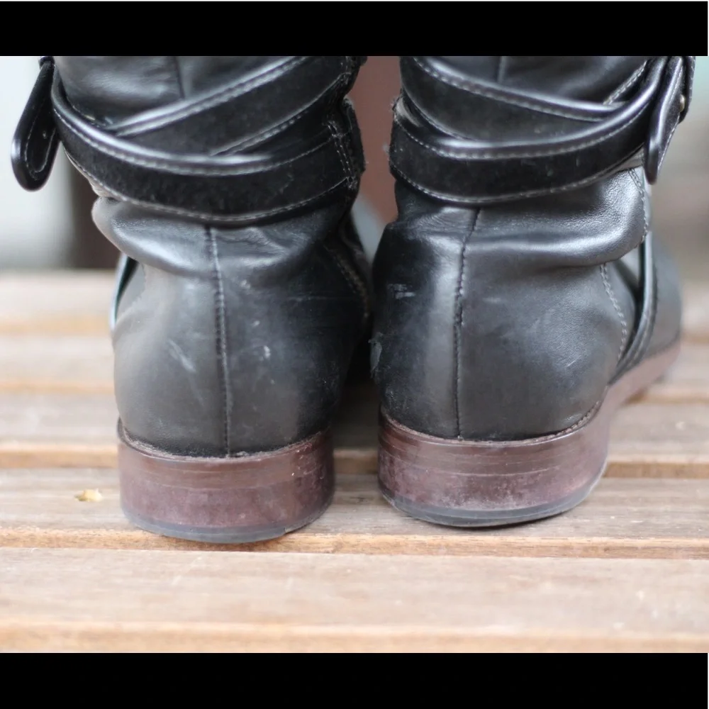 Cole Haan Leather Riding Boots